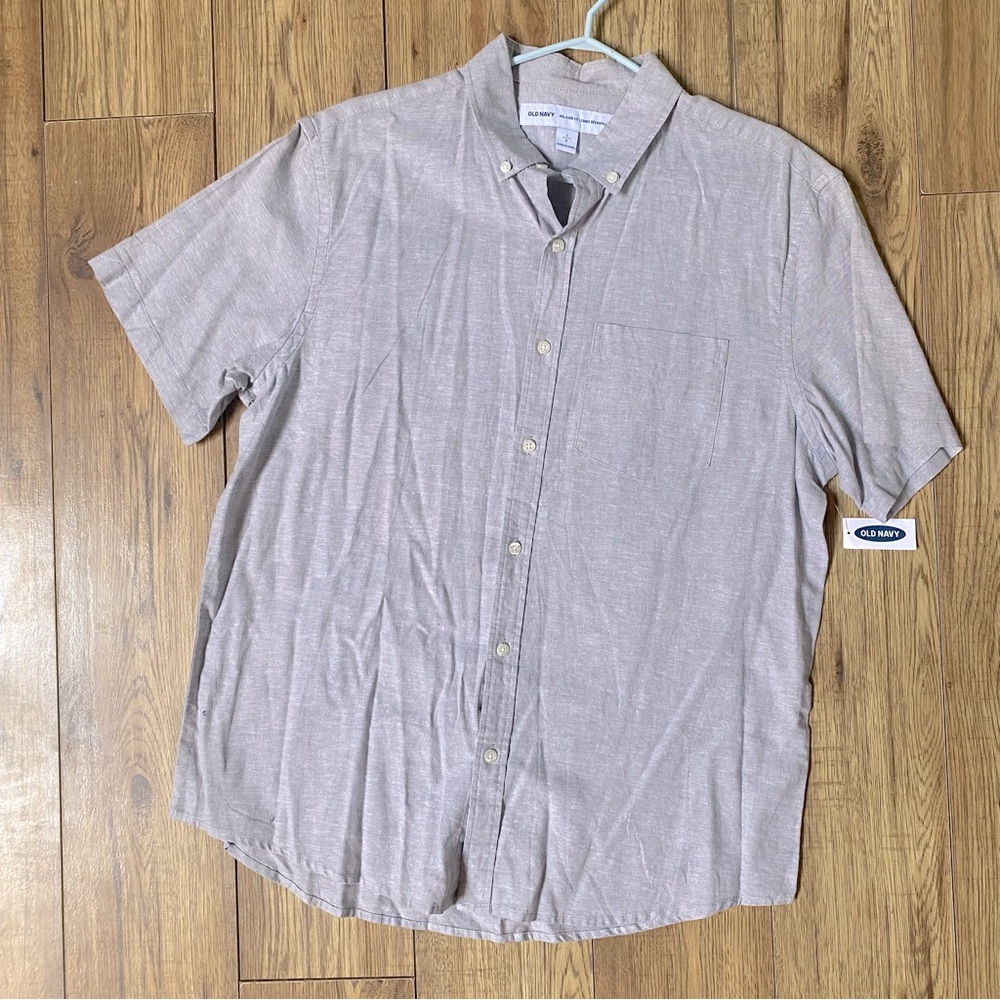 Linen Grey Button down